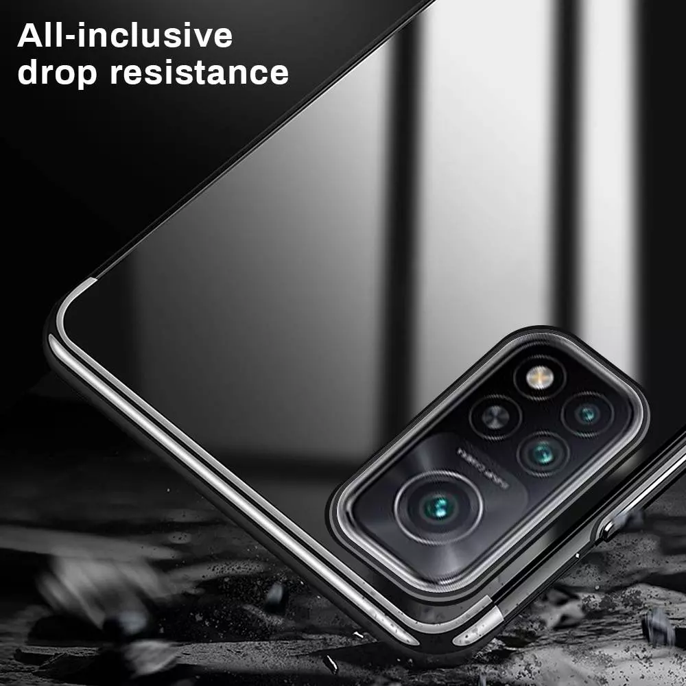 Чехол бампер для Xiaomi Poco X3 GT / Redmi Note 10 Pro 5G Anomaly Color Plating Gold (Золотой)