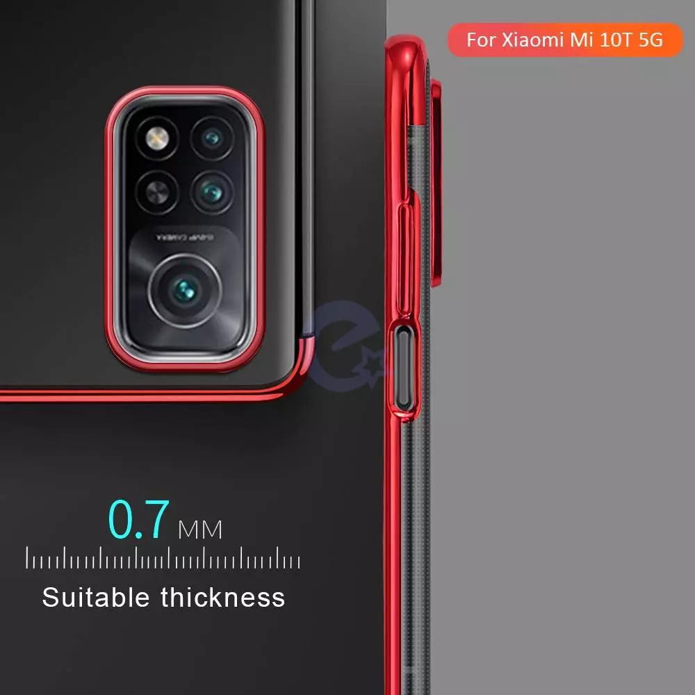 Чехол бампер для Xiaomi Poco X3 GT / Redmi Note 10 Pro 5G Anomaly Color Plating Red (Красный)