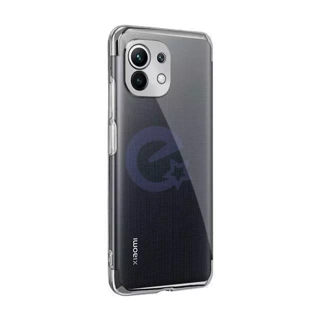 Чохол бампер для Xiaomi 11 Lite 5G NE / Mi 11 Lite Anomaly Color Plating Silver (Сріблястий)