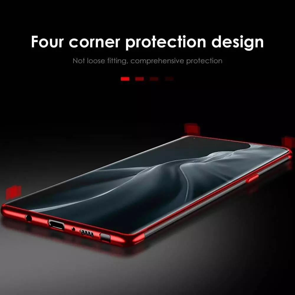 Чохол бампер для Xiaomi 11 Lite 5G NE / Mi 11 Lite Anomaly Color Plating Black (Чорний)