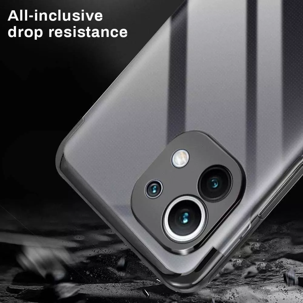 Чохол бампер для Xiaomi 11 Lite 5G NE / Mi 11 Lite Anomaly Color Plating Silver (Сріблястий)