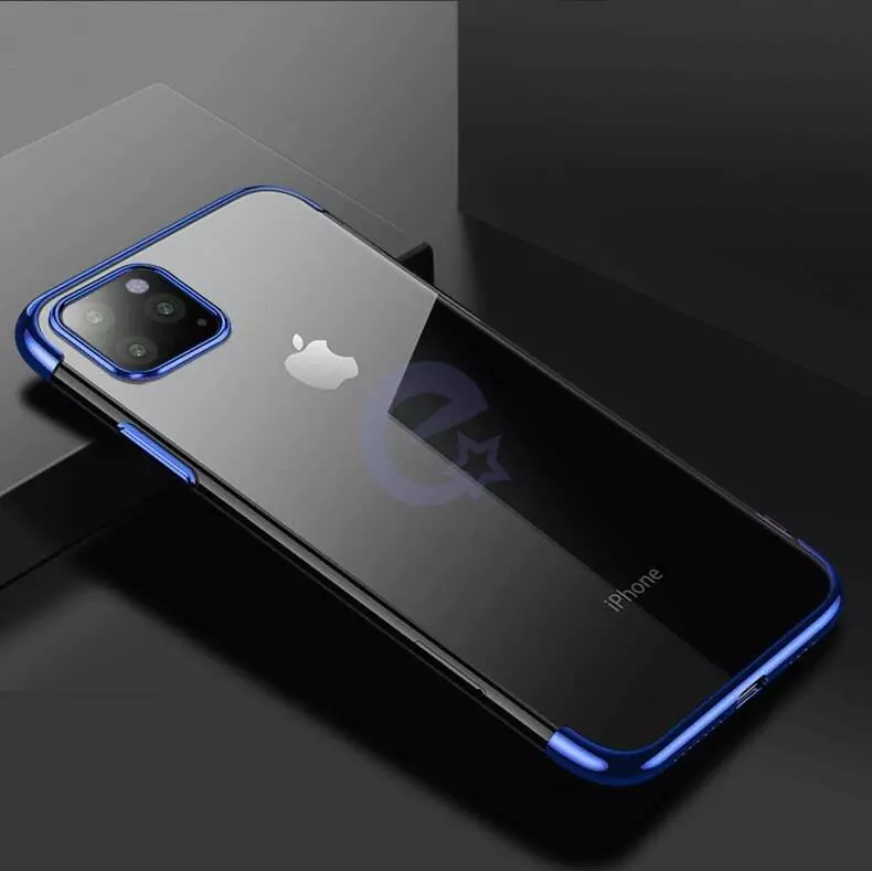 Чехол бампер для iPhone 13 Pro Anomaly Color Plating Blue (Синий)
