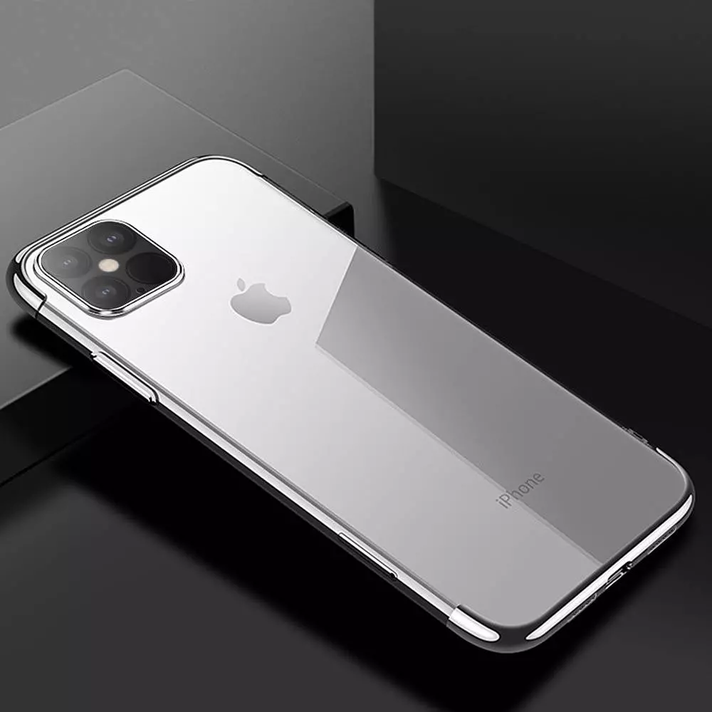 Чехол бампер для iPhone 13 Pro Anomaly Color Plating Silver (Серебристый)