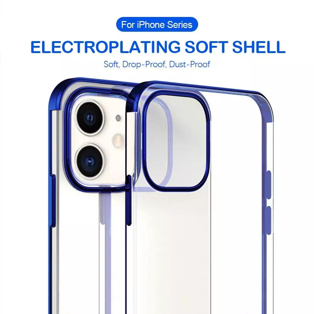 Чохол бампер для iPhone 13 Anomaly Color Plating Blue (Синій)