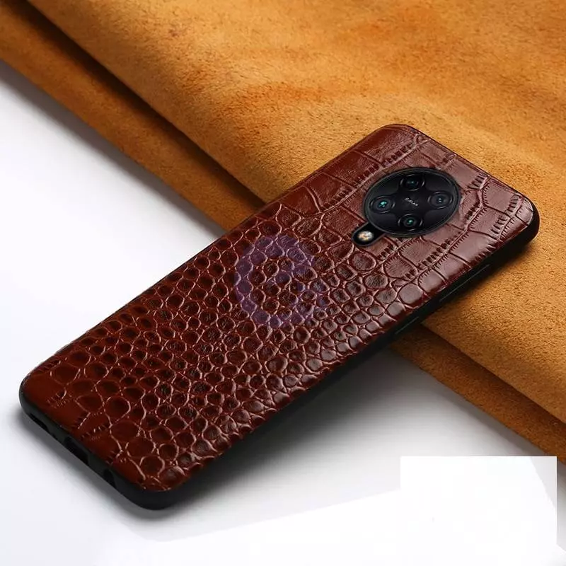 Чехол бампер для Nokia G50 Anomaly Crocodile Style Brown (Коричневый)