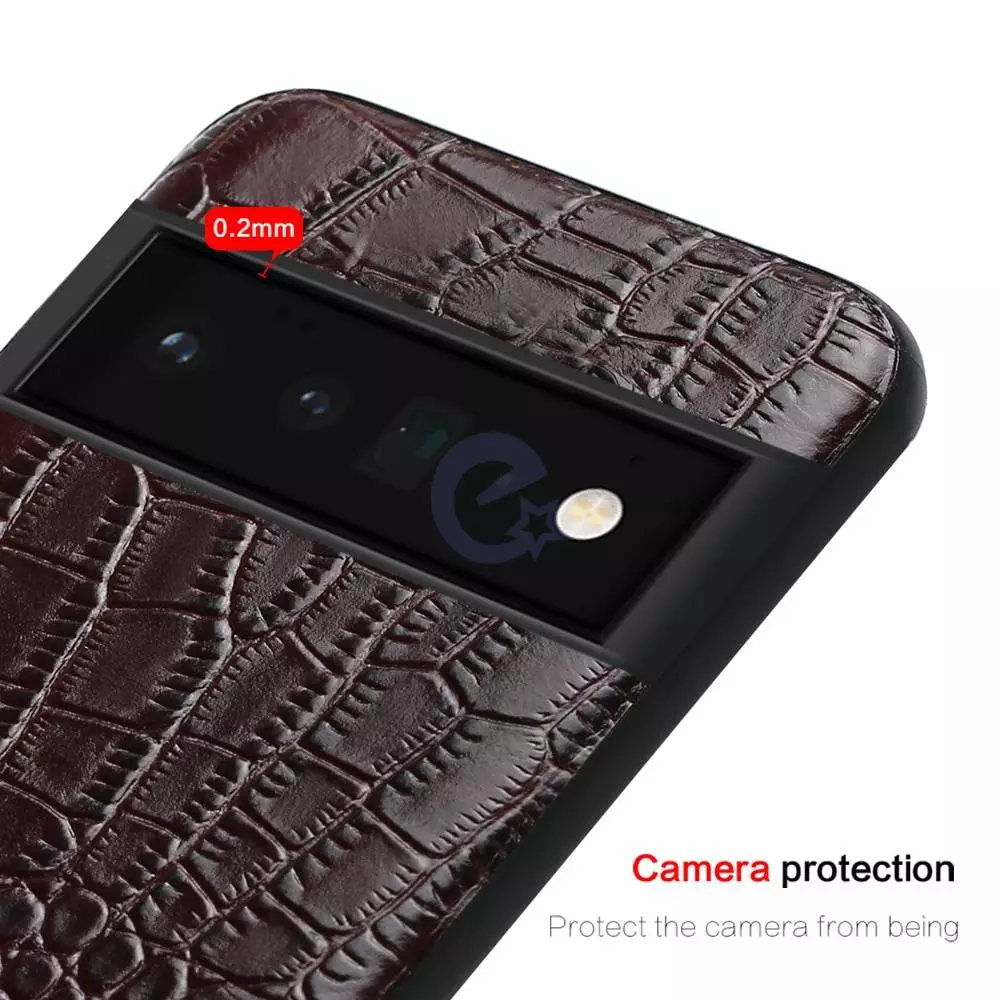 Чохол бампер для Google Pixel 6 Anomaly Crocodile Style Red (Червоний)