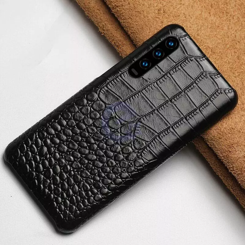 Чехол бампер для Sony Xperia 1 IV Anomaly Crocodile Style Black (Черный)
