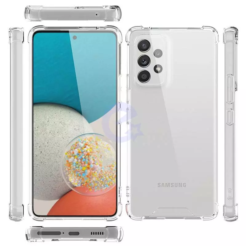 Чехол бампер для Samsung Galaxy A32 Anomaly Crystal Hybrid Transparent (Прозрачный)