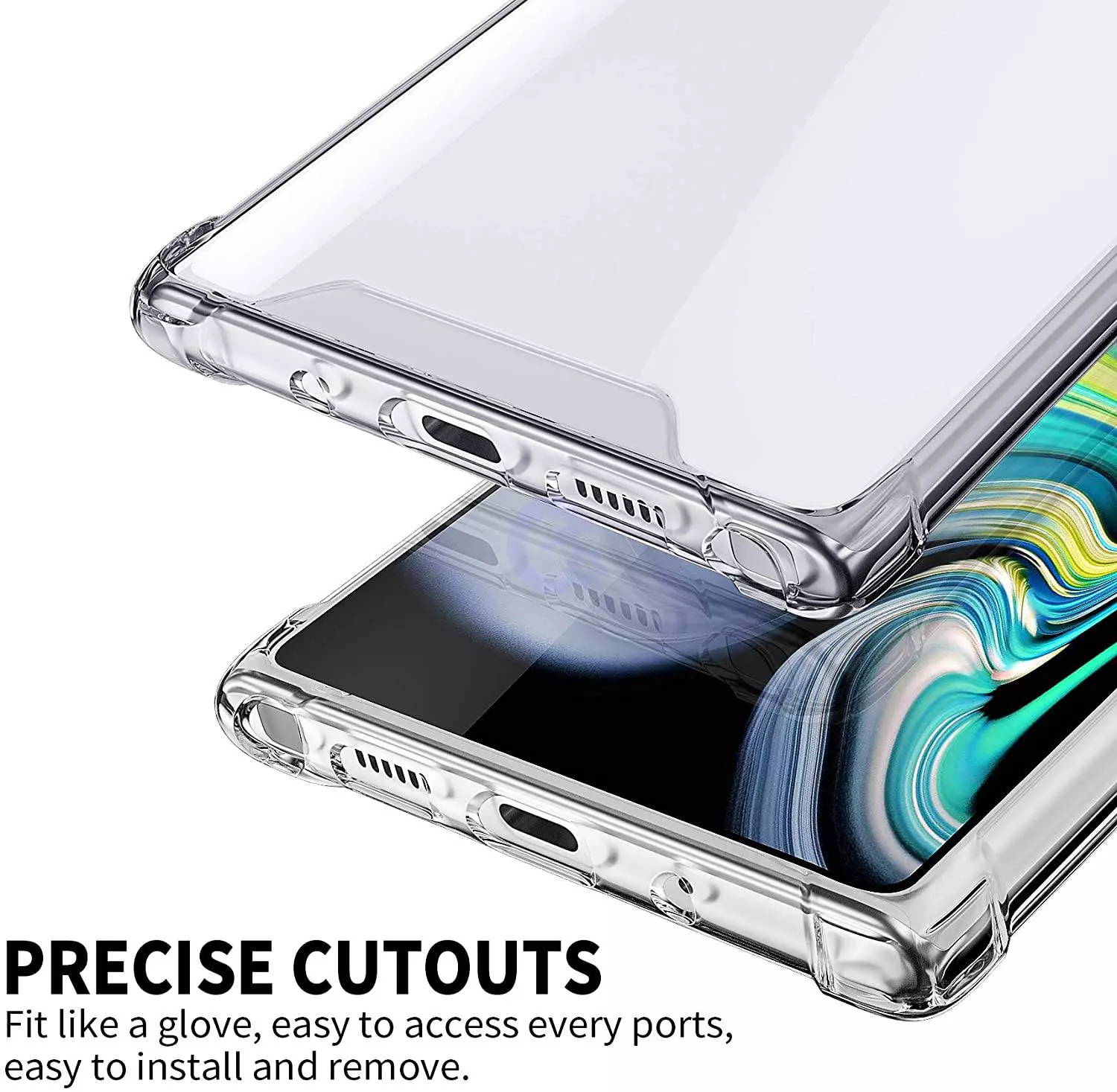 Чохол бампер для Samsung Galaxy Note 20 Ultra Anomaly Crystal Hybrid Transparent (Прозорий)
