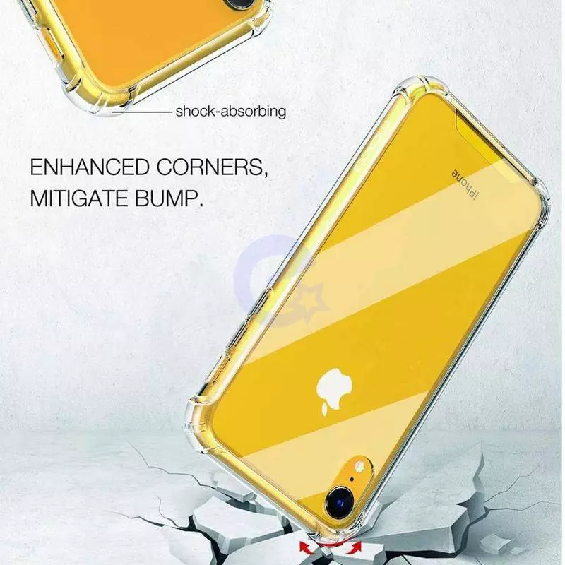 Чехол бампер для iPhone XR Anomaly Crystal Hybrid Transparent (Прозрачный)