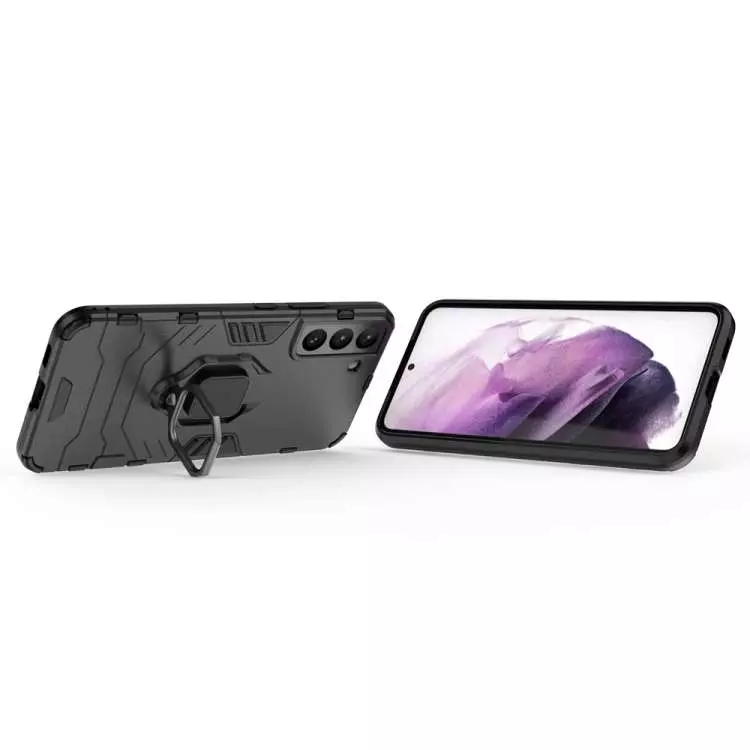 Чохол бампер для Samsung Galaxy S22 Anomaly Defender S (з кільцем-тримачем) Dark Blue (Темно синій)