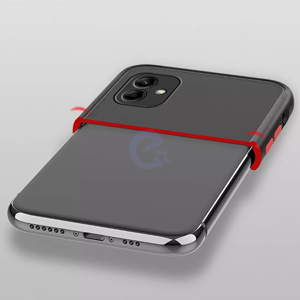 Чехол бампер для Samsung Galaxy A04 Anomaly Fresh Line Red (Красный)