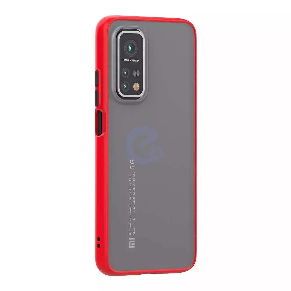 Чехол бампер для Realme 9 / 9 Pro Plus / Narzo 50 Pro Anomaly Fresh Line Red (Красный)