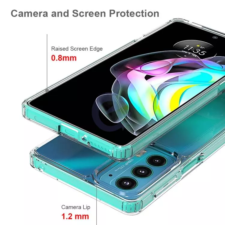 Чехол бампер для Motorola Edge 30 Ultra Anomaly Fusion Transparent (Прозрачный)