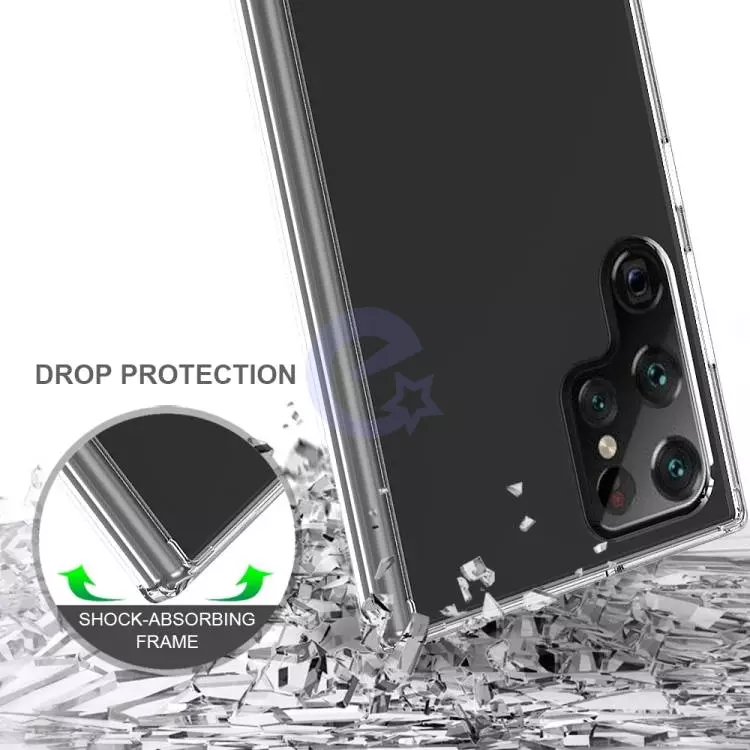 Чехол бампер для Samsung Galaxy S22 Ultra Anomaly Fusion Black (Черный)