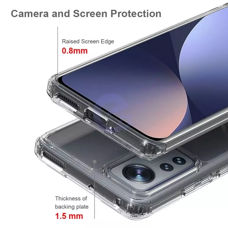 Чехол бампер для Xiaomi 12 Pro / 12S Pro Anomaly Fusion Transparent (Прозрачный)