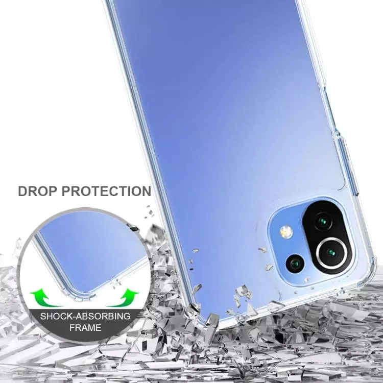 Чехол бампер для Xiaomi Mi 11 Lite / 11 Lite 5G NE Anomaly Fusion Black (Черный)