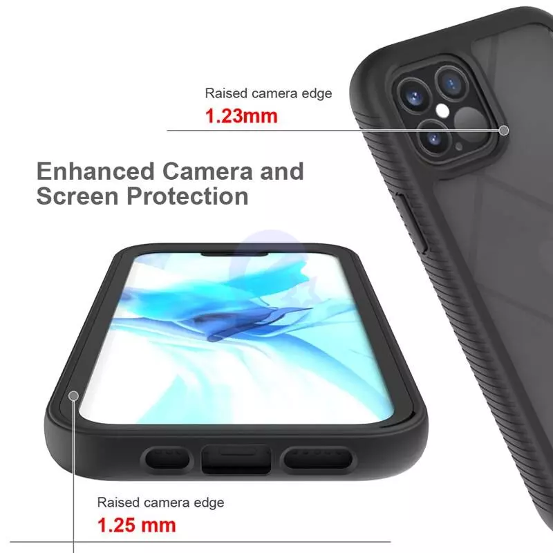 Противоударный чехол бампер для Realme C21Y / C25Y / C21 Anomaly Hybrid 360 White / Grey (Белый / Серый)