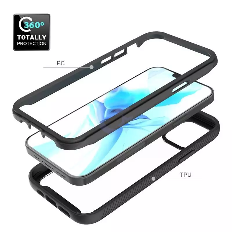 Противоударный чехол бампер для Realme C21Y / C25Y / C21 Anomaly Hybrid 360 White / Grey (Белый / Серый)