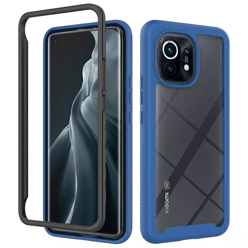 Протиударний чохол бампер для Xiaomi 12 / 12S / 12X Anomaly Hybrid 360 Black / Blue (Чорний / Синій) Протиударний чохол бампер для Xiaomi 12 / 12S / 12X Anomaly Hybrid 360 Black / Blue (Чорний / Синій)