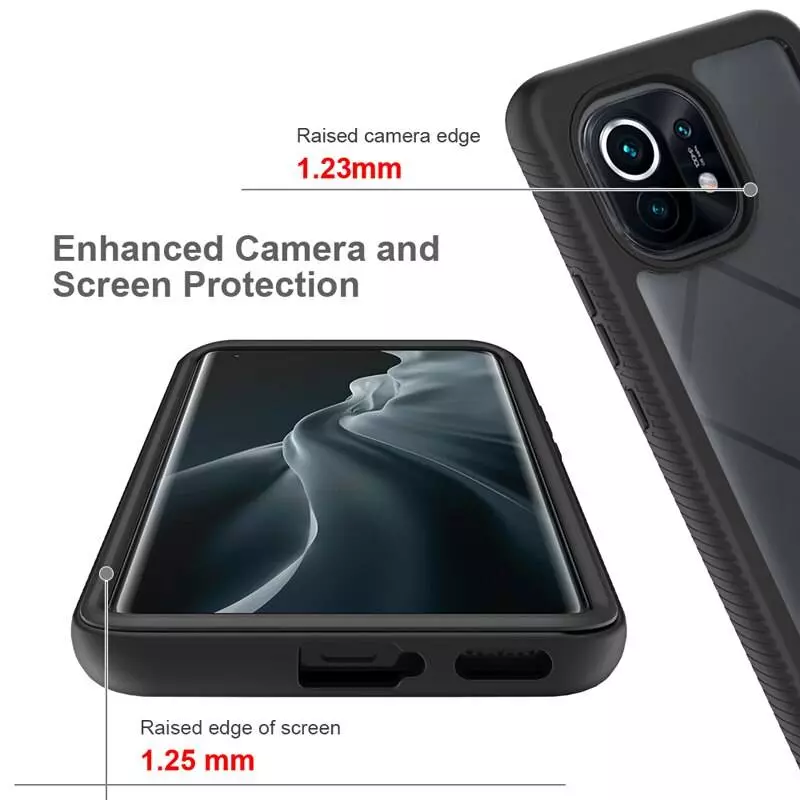 Противоударный чехол бампер для Xiaomi 12S Ultra Anomaly Hybrid 360 White / Grey (Белый / Серый)