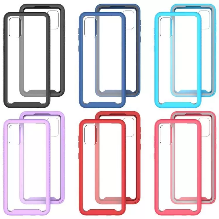 Протиударний чохол бампер для Xiaomi Redmi A1 Plus / Redmi A2+ Anomaly Hybrid 360 Purple / Black (Пурпурний / Чорний)