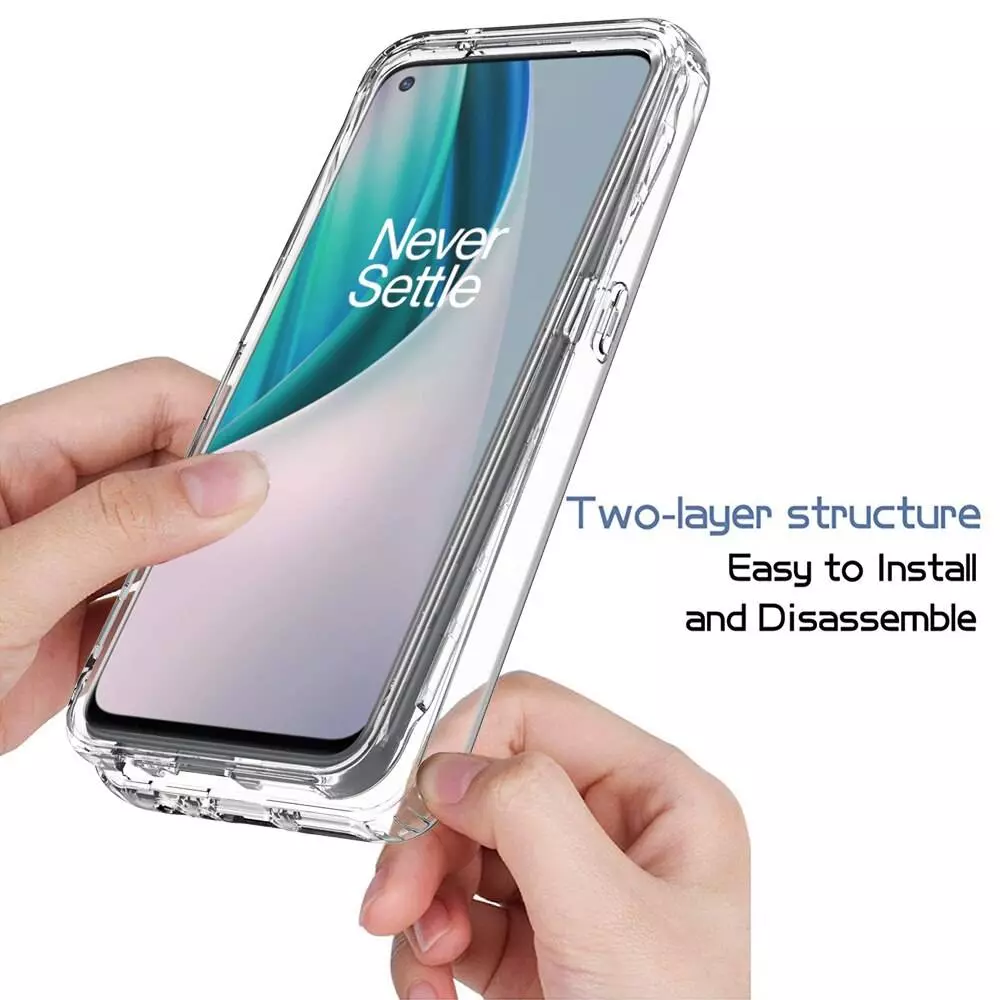 Ультратонкий чохол бампер для OnePlus Nord N10 Anomaly Jelly Transparent (Прозорий)