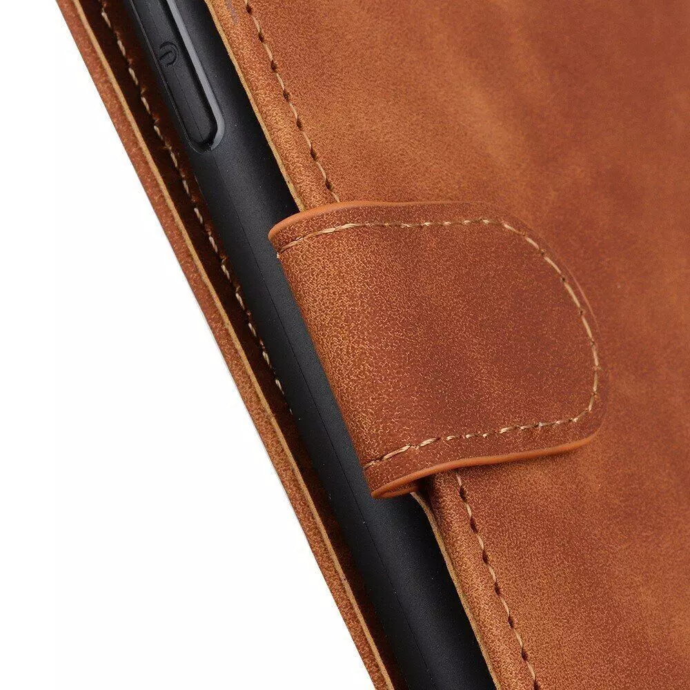 Чехол книжка для Realme 10s Anomaly Leather Book Brown (Коричневый)