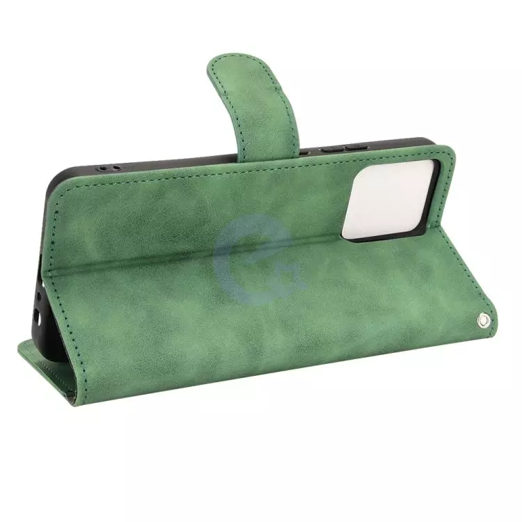 Чехол книжка для Realme C30 / C30s Anomaly Leather Book Green (Зеленый)