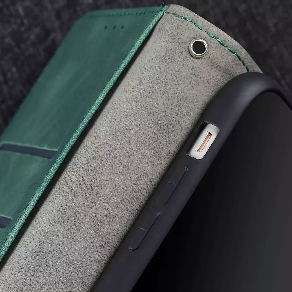 Чехол книжка для Vivo X90 Anomaly Leather Book Black (Черный)