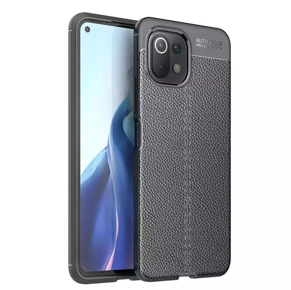 Чехол бампер для Vivo Y02 Anomaly Leather Fit Grey (Серый)