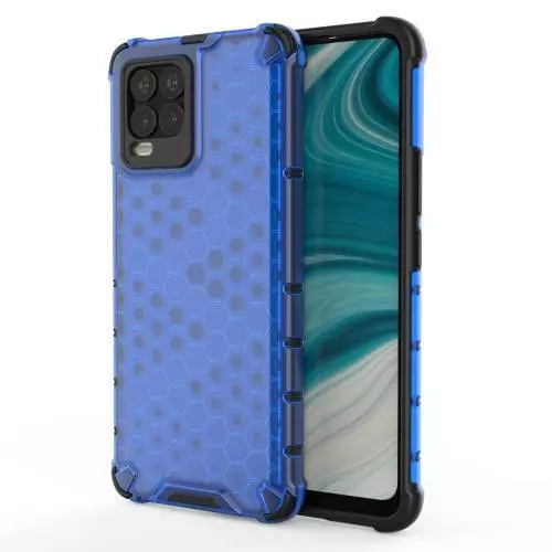 Противоударный чехол бампер для Realme 8 / 8 Pro Anomaly Plasma Blue (Синий) Противоударный чехол бампер для Realme 8 / 8 Pro Anomaly Plasma Blue (Синий)