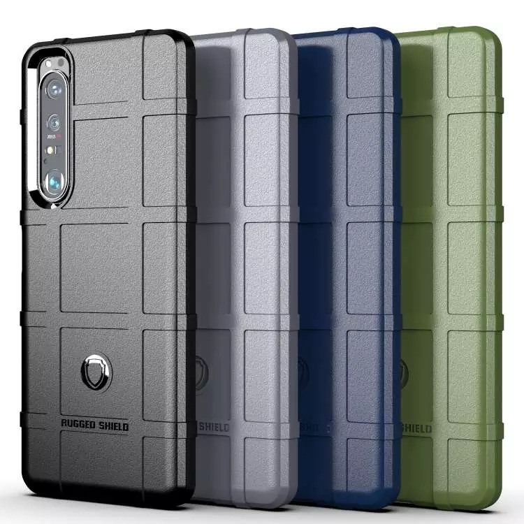 Противоударный чехол бампер для Sony Xperia 1 III Anomaly Rugged Shield Grey (Серый)