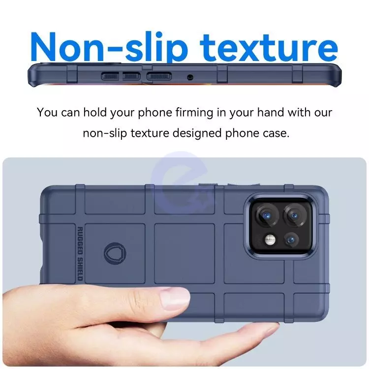 Противоударный чехол бампер для Motorola Moto X40 Anomaly Rugged Shield Blue (Синий)