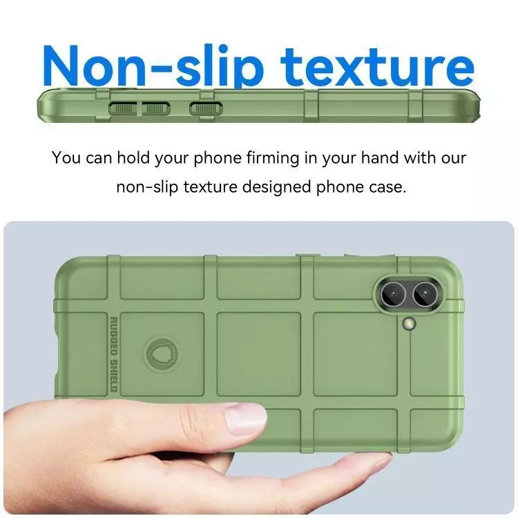 Противоударный чехол бампер для Samsung Galaxy M04 / Galaxy A04e Anomaly Rugged Shield Green (Зеленый)