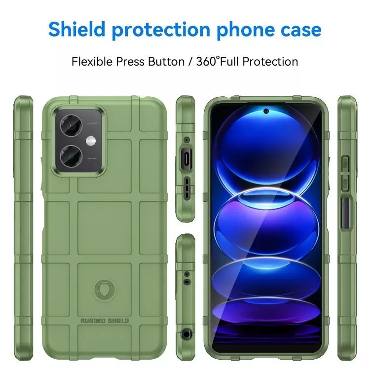 Противоударный чехол бампер для Xiaomi Redmi Note 12 Anomaly Rugged Shield Green (Зеленый) Противоударный чехол бампер для Xiaomi Redmi Note 12 Anomaly Rugged Shield Green (Зеленый)