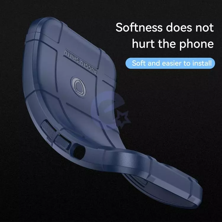 Противоударный чехол бампер для Xiaomi Redmi Note 11 Pro Plus 5G Anomaly Rugged Shield Blue (Синий)