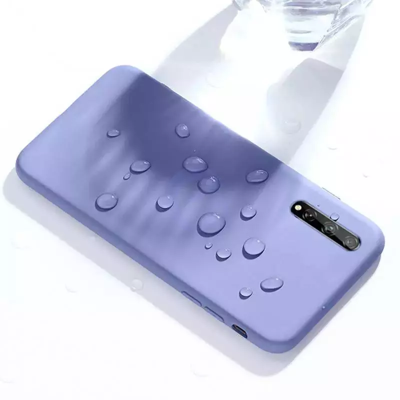 Чехол бампер для Xiaomi Poco C40 / Redmi 10C Anomaly Silicone (с микрофиброй) Purple (Пурпурный)
