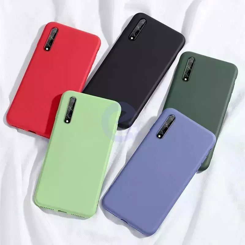 Чехол бампер для Xiaomi Redmi 10A / Redmi 9C Anomaly Silicone (с микрофиброй) Red (Красный)