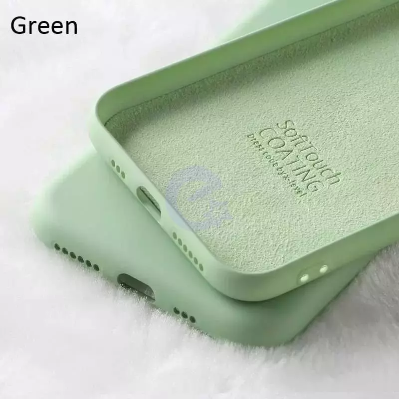 Чохол бампер для Huawei Honor 60 SE Anomaly Silicone (з мікрофіброю) Light Green (Світло зелений)