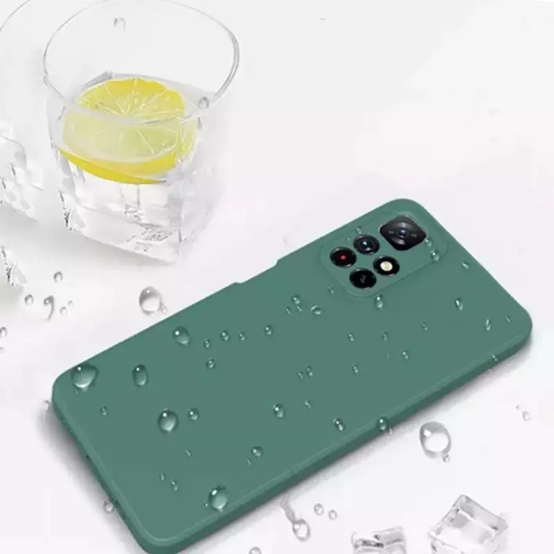 Чохол бампер для Infinix Note 11 Pro Anomaly Silicone (з мікрофіброю) Black (Чорний)