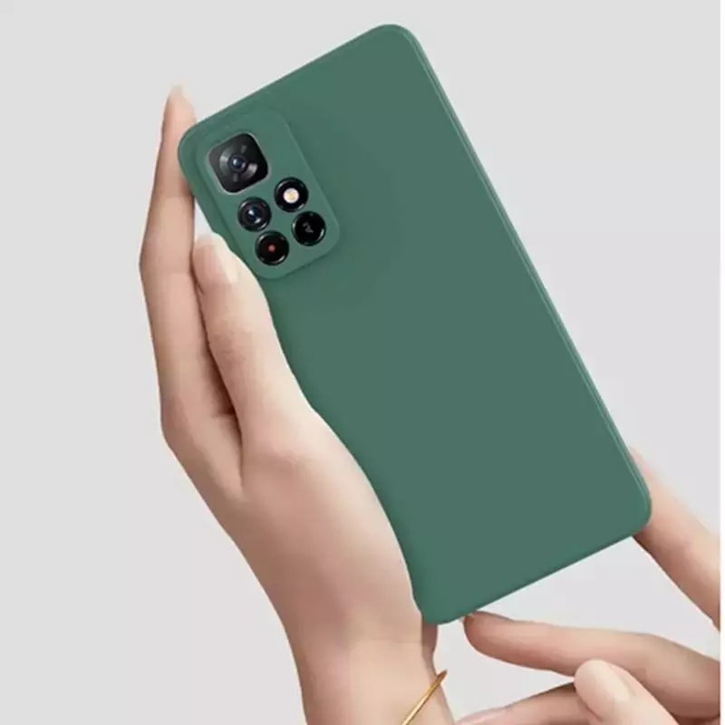 Чехол бампер для Infinix Note 11 / Note 12 Anomaly Silicone (с микрофиброй) Red (Красный)