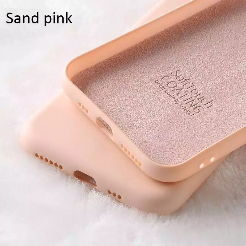 Чехол бампер для Samsung Galaxy M04 / Galaxy A04e Anomaly Silicone (с микрофиброй) Sand Pink (Песочный Розовый)
