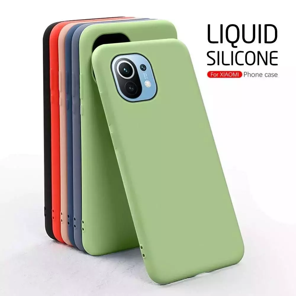 Чехол бампер для Vivo Y02 Anomaly Silicone (с микрофиброй) Light Green (Светло Зеленый)