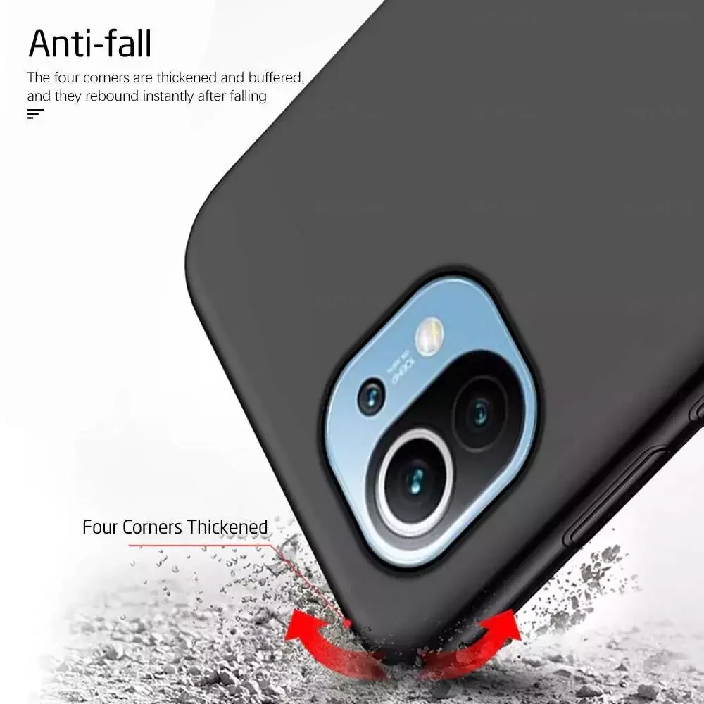 Чехол бампер для Vivo Y02 Anomaly Silicone (с микрофиброй) Red (Красный)