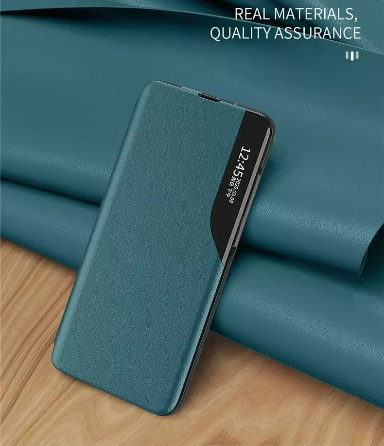 Інтерактивна чохол книжка для Vivo X90 Pro Anomaly Smart View Flip Blue (Синій)