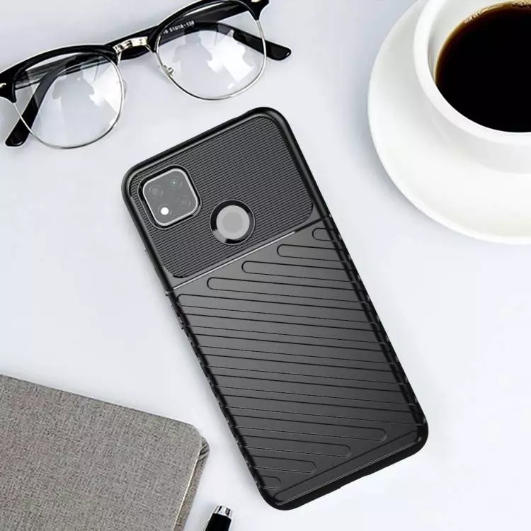 Протиударний чохол бампер для Xiaomi Poco C40 / Redmi 10C Anomaly Thunder Blue (Синій)