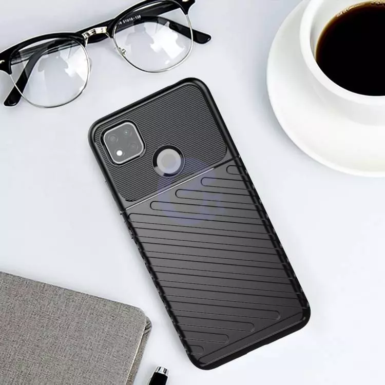 Противоударный чехол бампер для Xiaomi Redmi 10A / Redmi 9C Anomaly Thunder Black (Черный) Противоударный чехол бампер для Xiaomi Redmi 10A / Redmi 9C Anomaly Thunder Black (Черный)