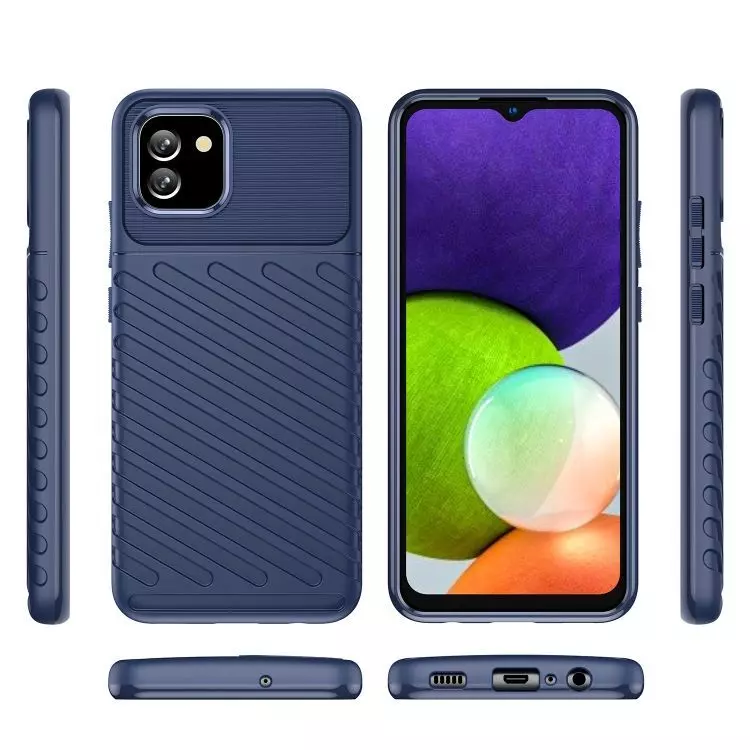 Протиударний чохол бампер для Xiaomi Redmi A1 Plus / Redmi A2+ Anomaly Thunder Blue (Синій)