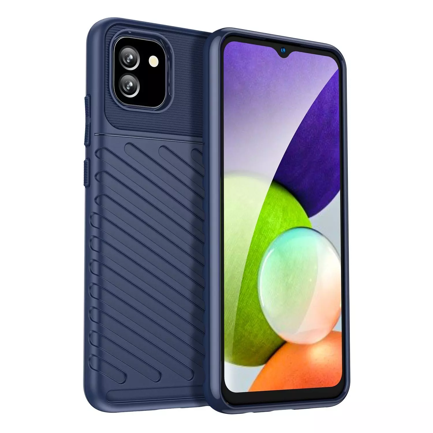 Протиударний чохол бампер для Xiaomi Redmi A1 Plus / Redmi A2+ Anomaly Thunder Blue (Синій)